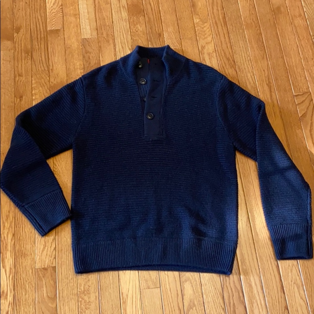 Relwen Cross Stitch Pullover Sweater (L)